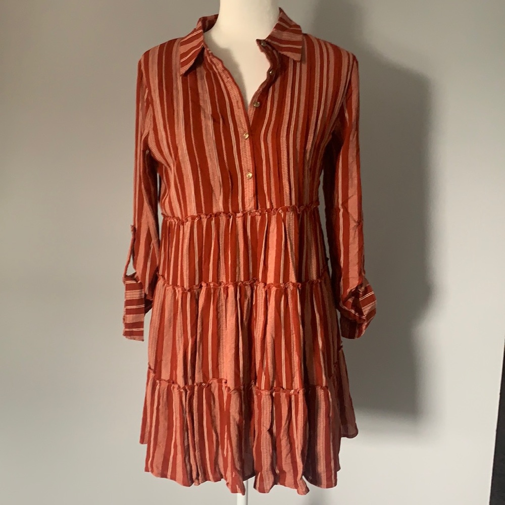 Francescas burnt orange/red dress